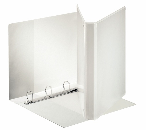 [ESS-55291] Panorama ringmap Esselte PP A4 maxi 4 D-ringen 20mm rug 34mm 3 insteekvakken wit