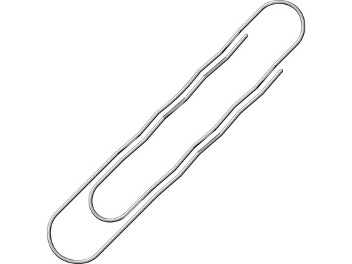 [KAN-262A] Paperclip Alco 77mm gegolfd (12)