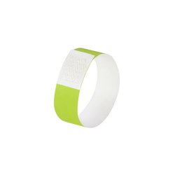 [KAN-EB212] Evenementenbandjes Sigel Super Soft 255x25mm neon groen (120)