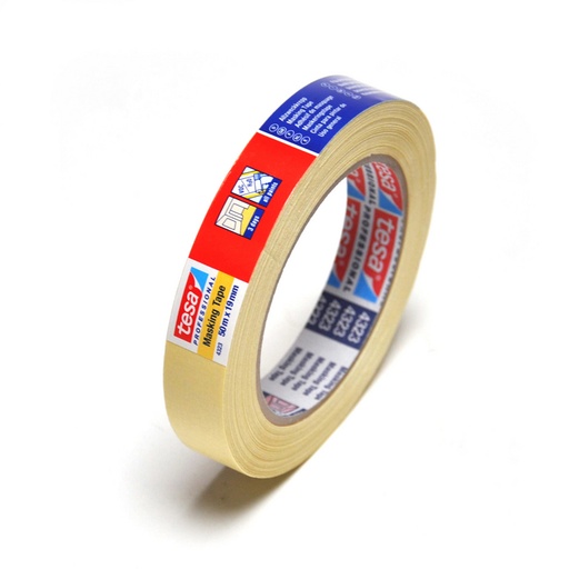 [TES-4323-19] Afdekplakband Tesa krepp standard masking 19mmx50m (04323)