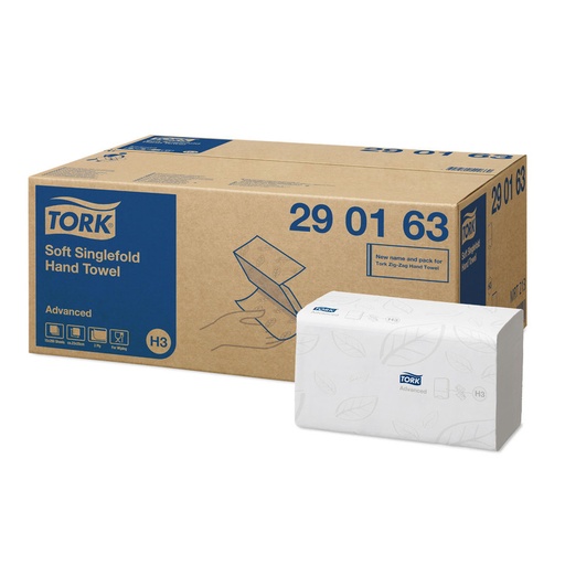 [OND-290163] Handdoeken Tork Advanced Soft H3 Z-vouw 2-laags 250vel (15)
