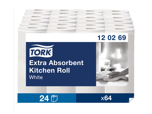 [OND-120269] Keukenrol Tork Extra Absorbent 2-laags 64vel (2)