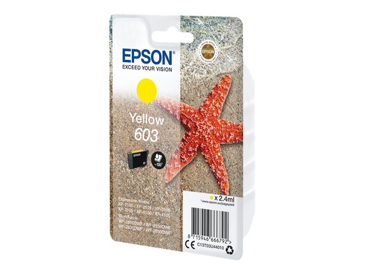 [EPS-T03U44010] Cartridge Epson Inkjet 603 Expression Home XP-2100 130 pag. YEL
