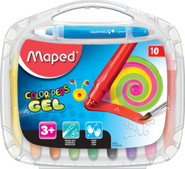 [KAN-836310] Gelstiften Box Color'peps Maped krijt gel assorti (10)