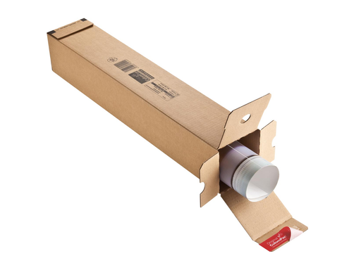 [TIM-CP07205] Verzendkoker rechthoekig Colompac 705x108x108 bruin