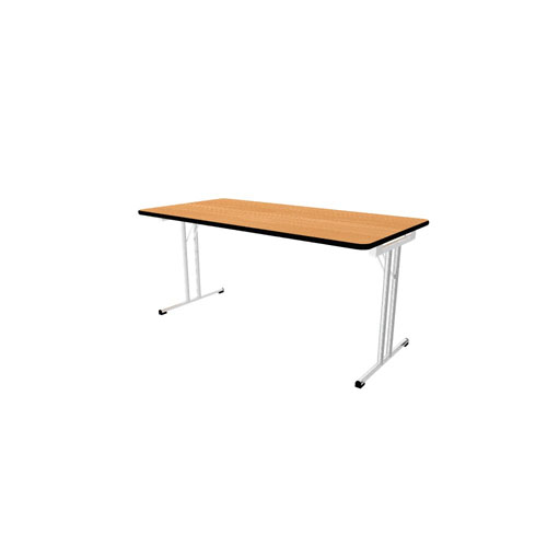 [MUB-VOUW04] Modulaire vouwtafel B160xD80xH72cm beuk