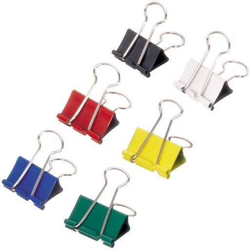 [QUA-2151999] Foldbackclip Maul Mauly 215 19mm Assorti (12)