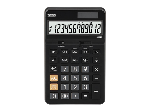 [TIM-30320] Bureaurekenmachine Desq Business Classy Large 30320 Zwart