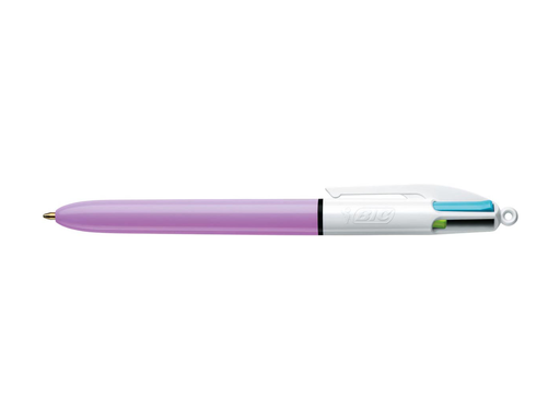 [TIM-503815] Balpen Bic 4 Colours Fun Pastelroze