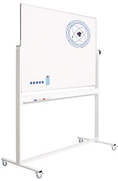 [TIM-3009103] Whiteboard Smit Visual magnetisch/kantelbaar 90x120cm emaille/aluminium