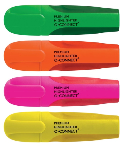 [KF16041] Markeerstift Q-Connect Premium assorti (4)(961137)