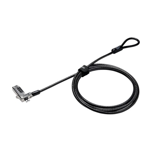 [ACCO-K60600WW] Laptopslot cijferslot Kensington slim combination laptop lock for standard security slots - resettable T-Bar