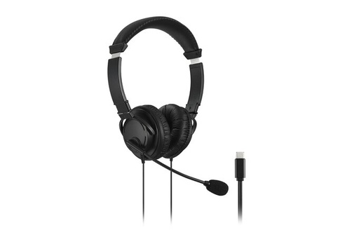 [ACCO-K97457WW] Headset Kensington USB-C Hi-Fi met microfoon zwart
