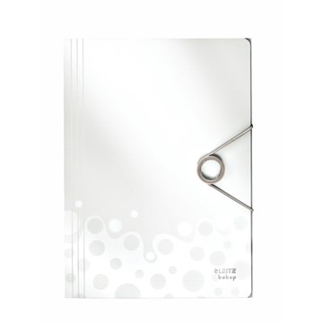 [OUT-45630001] Map 3-kleppen Leitz bebop A4 PP wit (4563001)