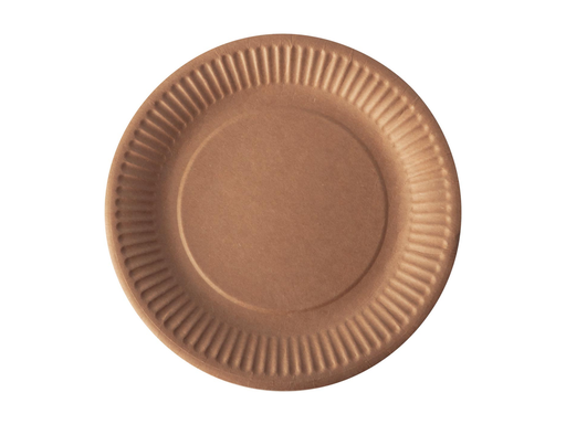 [TIM-PS88014] Bord karton rond Ø19cm bruin (20)