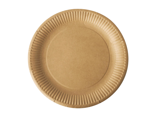 [TIM-PS88015] Bord karton rond Ø23cm bruin (20)