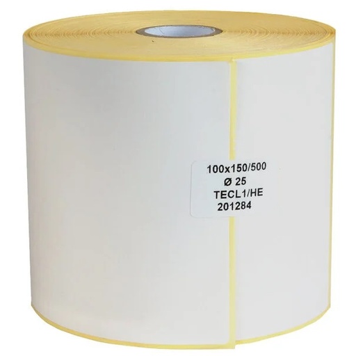 [ETI-20900342] Thermisch etiket op rol 100x150mm Perfo (500)