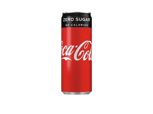 [TIM-52004] Frisdrank Coca-Cola Zero 25cl sleek blik (24)