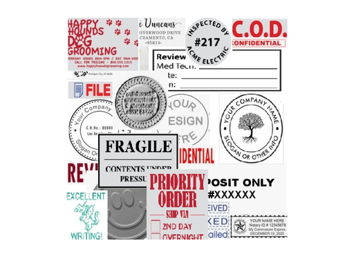 [TRO-TPL4921] Tekstplaatje Trodat Printy 4921 met inktkussen