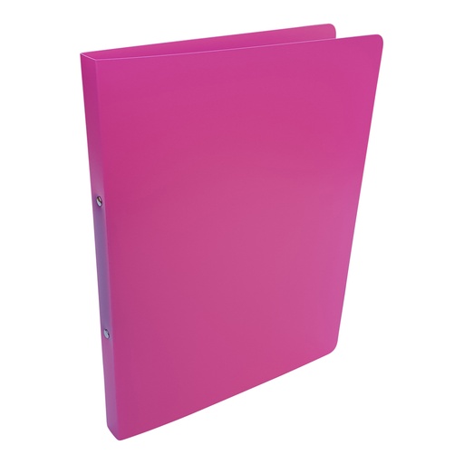 [KAN-347200] Ringmap Bronyl PP A4 2 O-ringen 25mm rug 35mm opaak roze