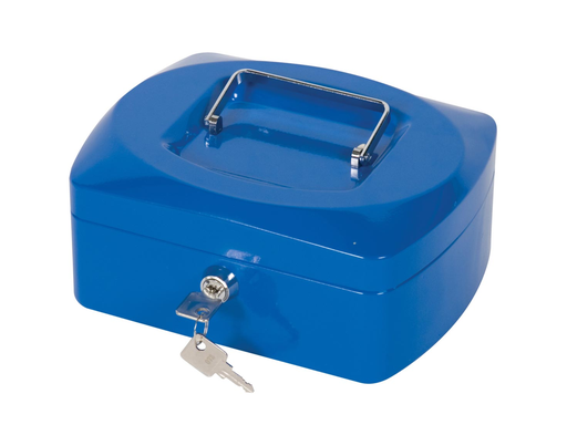 [TIM-KF02623] Geldkoffer Q-Connect 205x160x85mm Blauw