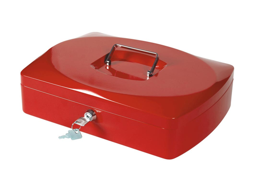 [TIM-KF04253] Geldkoffer Q-Connect 325x235x85mm Rood