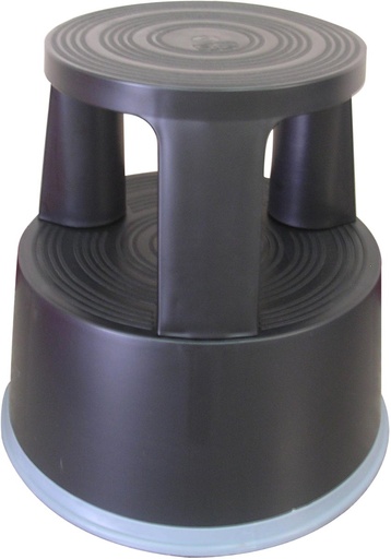 [TIM-KF00633] Rolkruk Q-Connect Kunststof Zwart