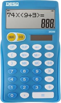 [TIM-30200] Rekenmachine Desq school 30200 blauw