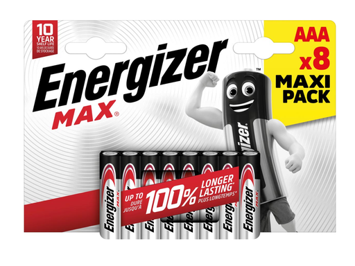 [TIM-3798007] Energizer max AAA/LR03 bl8