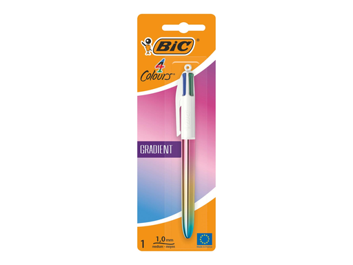 [TIM-5110290] Balpen Bic 4 Colours gradient medium punt 1mm blister