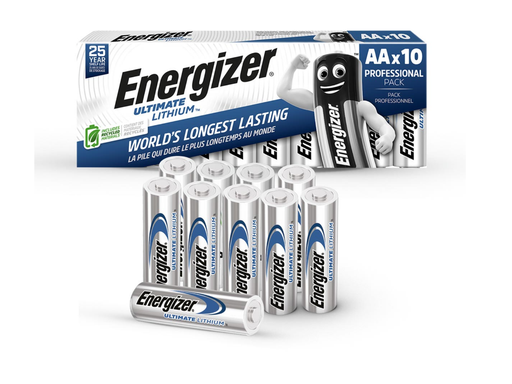 [TIM-4352605] Batterijen Energizer Ultimate Lithium AA/L91 (10)