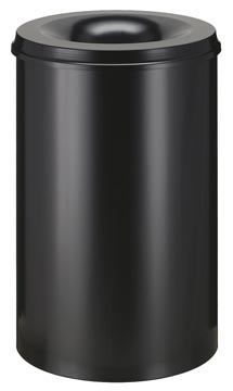[TIM-VB00663] Papierbak V-part vlamdovend 110L zwart