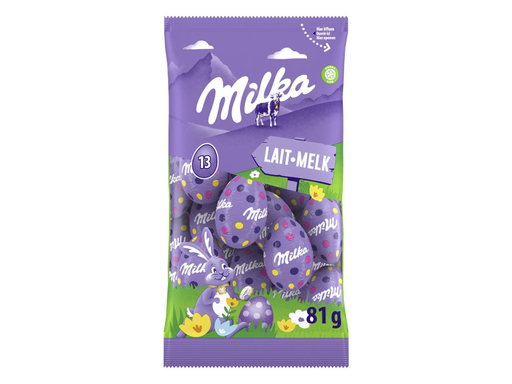 [TIM-56346] Paaseitjes Milka melkchocolade zakje 81g