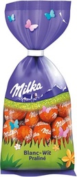 [TIM-123008] Paaseitjes Milka witte chocolade praliné zakje 100g