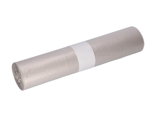 [TIM-590110] Vuilniszakken Deiss HDPE 70x110cm 120L transparant (25)