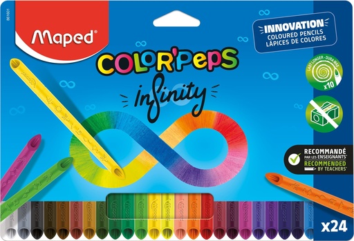 [TIM-M861601] Kleurpotlood Maped Color'Peps Infinity assorti (24)