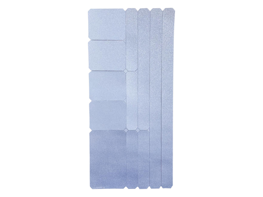 [TIM-W170005] Reflecterende stickerset Wowow zilver