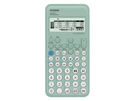 [TIM-FX92B] Wetenschappelijke rekenmachine Casio FX92B Secondaire
