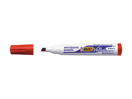 [TIM-1751R] Whiteboardmarker Bic 1751 beitelvormige punt rood