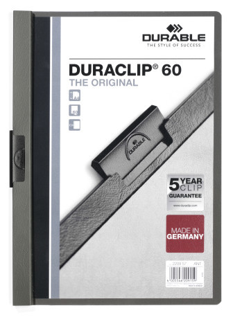 Klemmap Durable Duraclip 60 PP A4 60vel