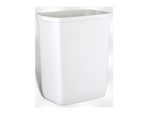 [OND-O099741] Afvalbak vloer/muur 42l 268x415x(h)500mm wit