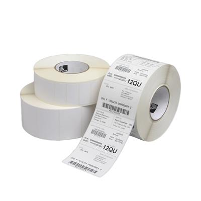 [ETI-25710608] Etiketten op rol Zebra Z-Ultimate 3000T glanzend wit polyester 76x25mm permanent (2580)