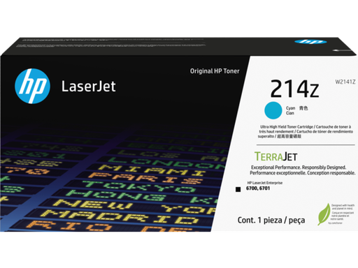 [HP-HPW2141Z] Toner HP Color Laser 214Z Color LaserJet Enterprise 26.000 pag. CY