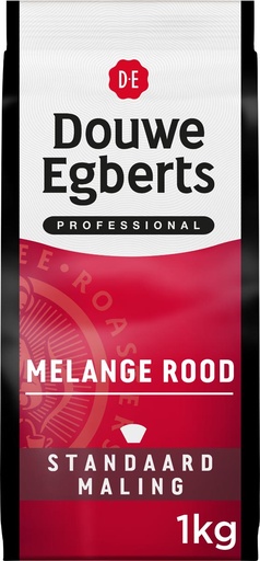 [TIM-86551] Koffie Douwe Egberts Melange Rood standaard gemalen pak 1kg