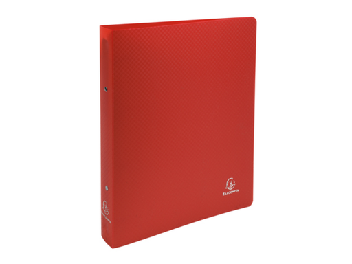 [EXA-54695E] Ringmap Exacompta PP A4 maxi 2 ringen 30mm rug 40mm opaak rood
