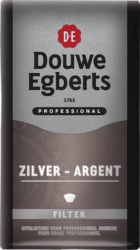 [TIM-86528] Koffie Douwe Egberts Silver/mokka gemalen pak 250g