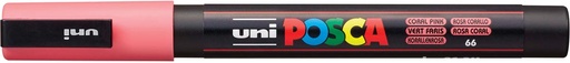 [TIM-PC3MC] Paintmarker Uni-ball Posca ronde punt 1,5mm koraalrood