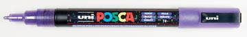 [TIM-PC3MPP] Paintmarker Uni-ball Posca ronde punt 1,5mm glitter violet