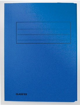 [TIM-30202] Map 3-kleppen Classex A4 250gr blauw