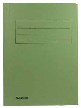 [TIM-1193] Map 3-kleppen Classex A4 300gr groen
